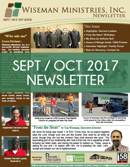 Sept Oct 2017 Newsletter